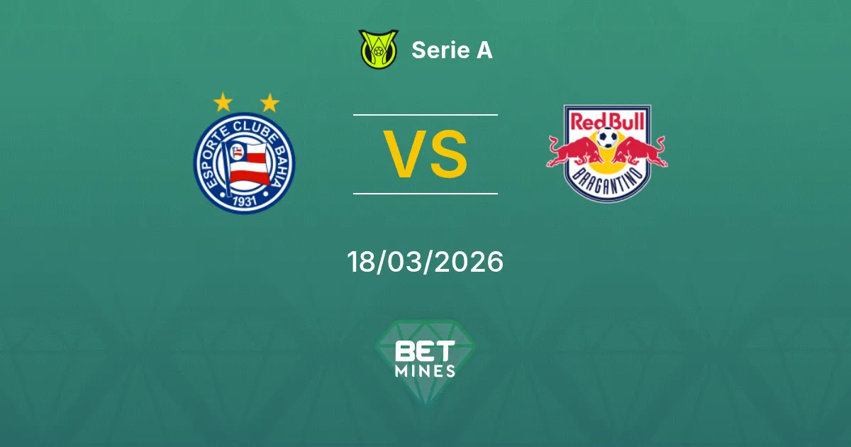 Bahia vs Bragantino Prediction: Match Preview and Analysis | Serie A 18-03-2026