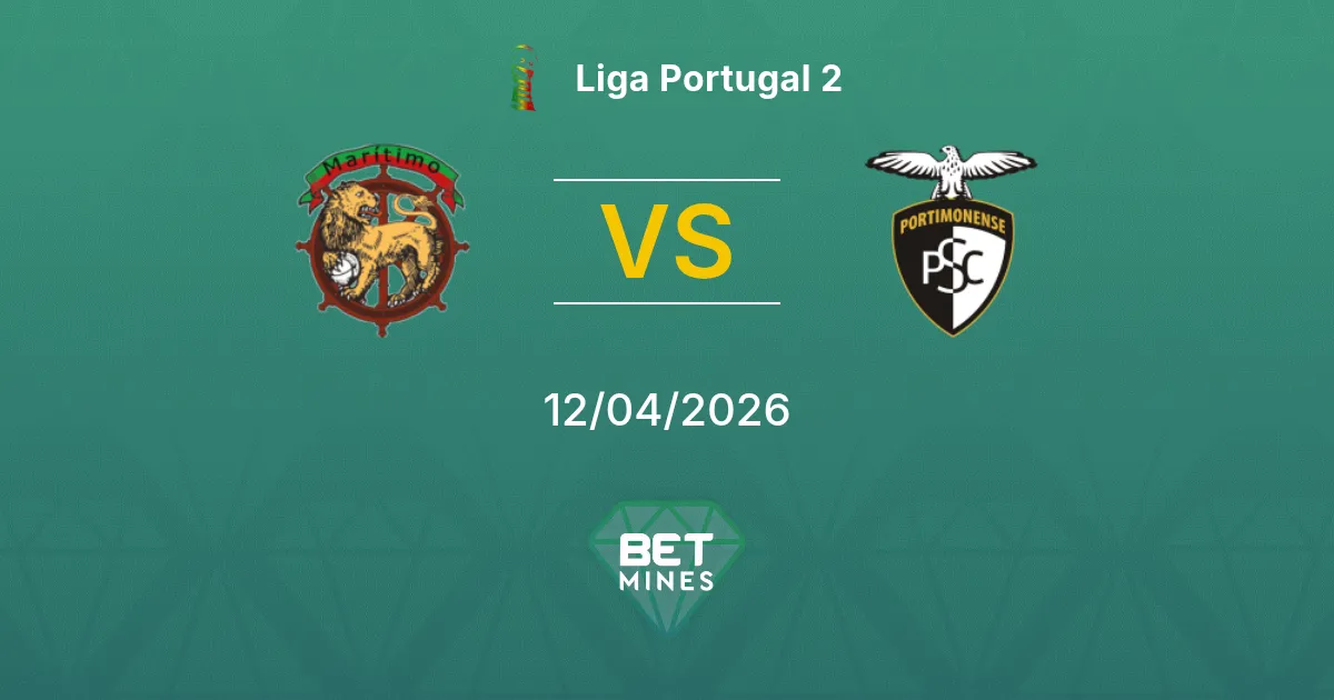 Marítimo vs Portimonense SAD Pronóstico: Previa y Análisis del Partido | Liga Portugal 2 12-04-2026