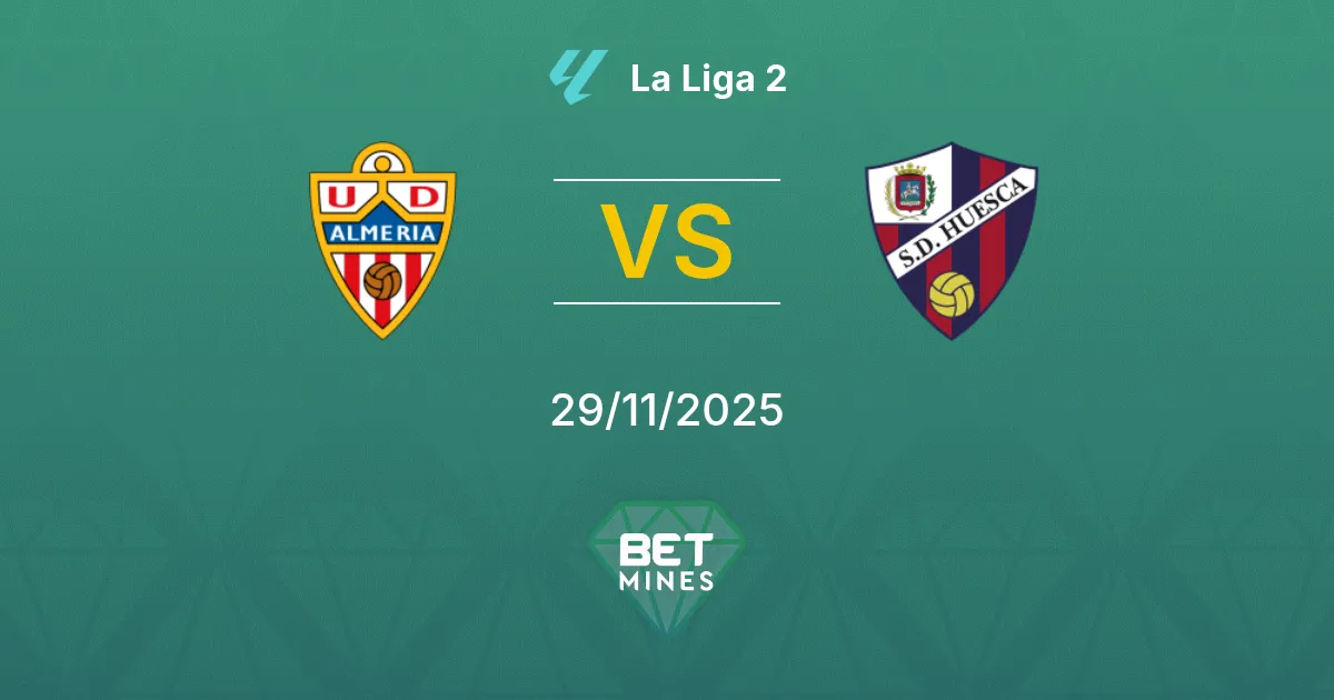 Almería vs Huesca Prediction: Match Preview and Analysis | La Liga 2 29-11-2025