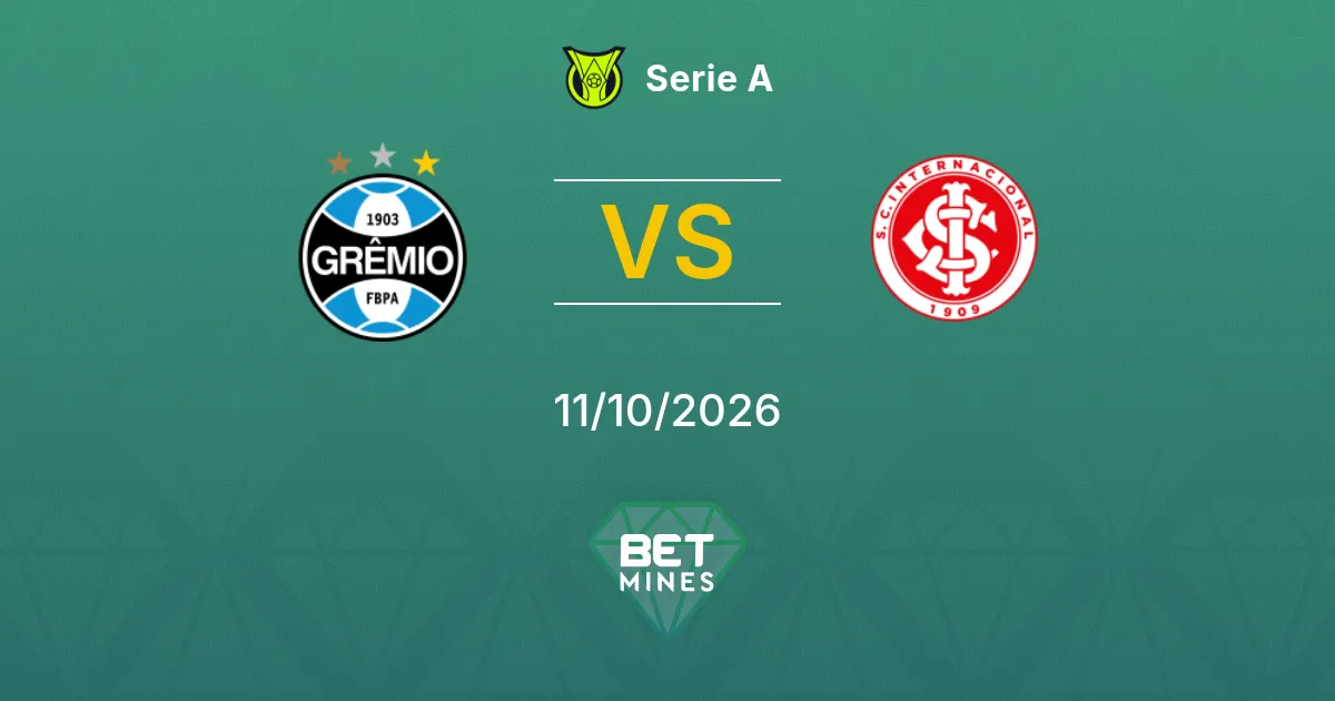 Grêmio vs Internacional Prediction: Match Preview and Analysis | Serie A 11-10-2026