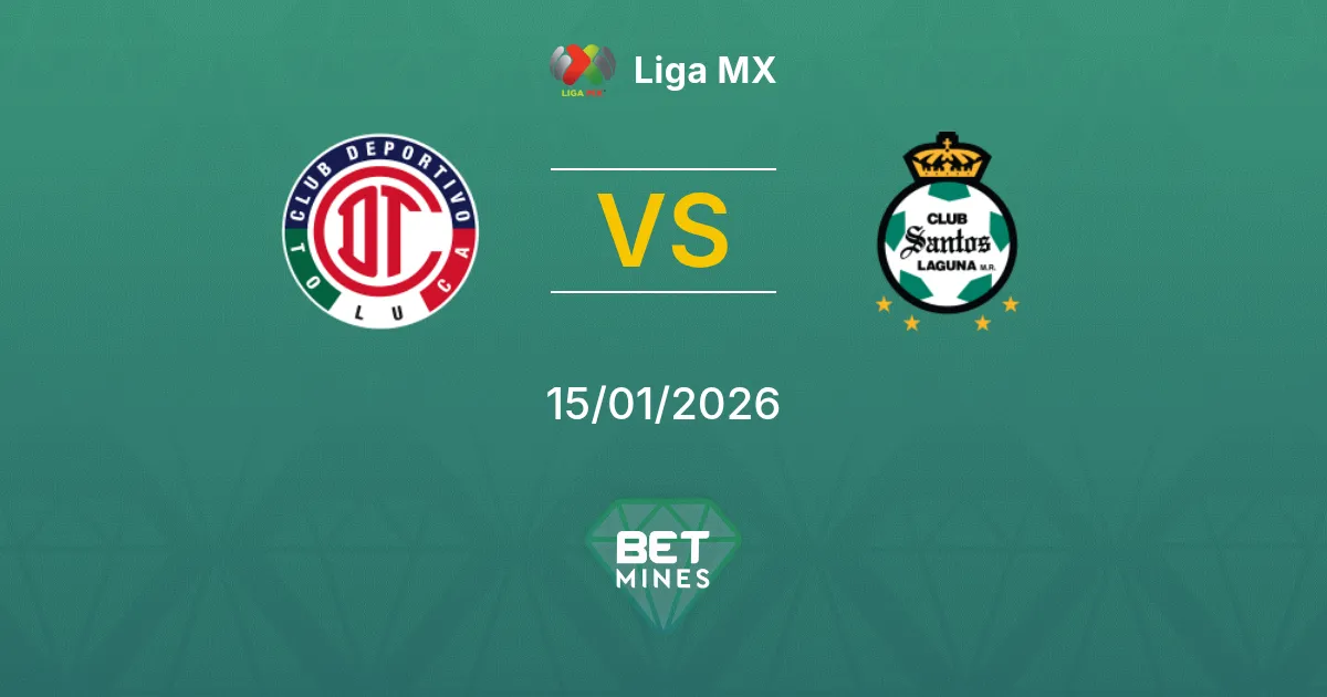 Toluca vs Santos Laguna Pronostico: Anteprima e Analisi della Partita | Liga MX 15-01-2026