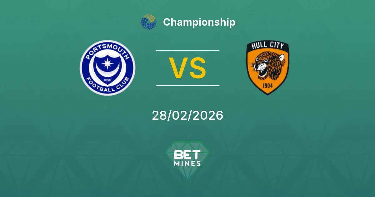 Portsmouth vs Hull City Pronostic : Prévision et Analyse du Match | Championship 28-02-2026