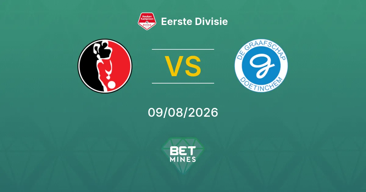 Palpite Helmond Sport x De Graafschap: Prévia e Análise da Partida | Eerste Divisie 09-08-2026