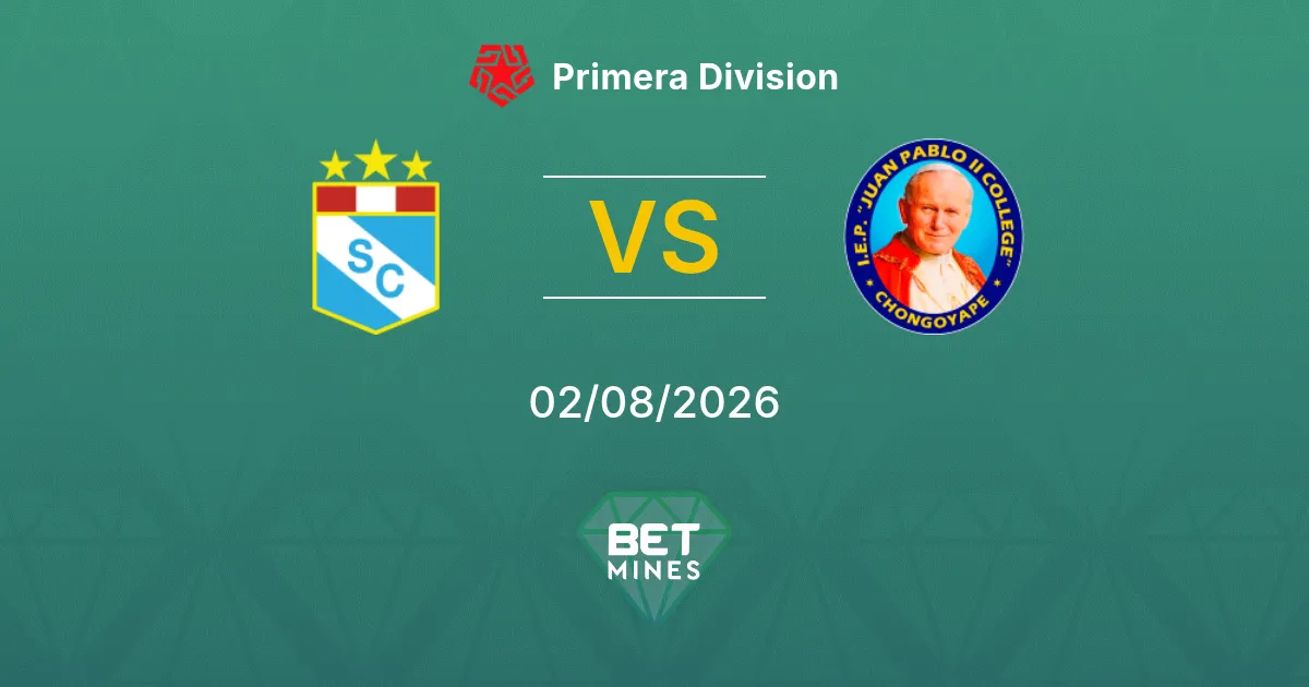 Pronostic Sporting Cristal vs ADC Juan Pablo II : Aperçu et Analyse du Match | Primera Division 02-08-2026