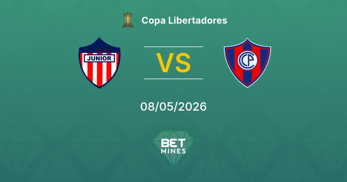 Junior FC vs Cerro Porteño Pronóstico: Previa y Análisis del Partido | Copa Libertadores 08-05-2026