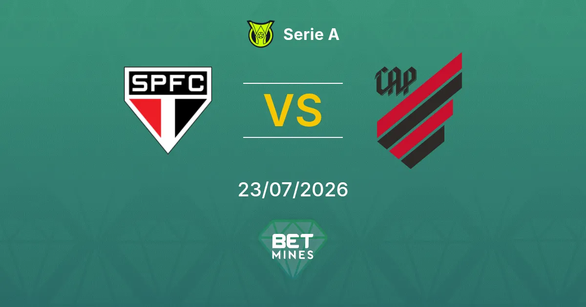 São Paulo vs Athletico PR Prediction: Match Preview and Analysis | Serie A 23-07-2026