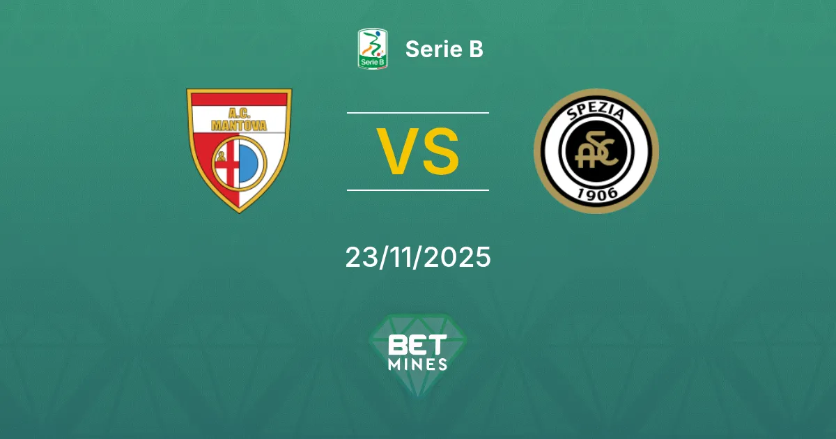 Mantova vs Spezia Prediction: Match Preview and Analysis | Serie B 23-11-2025