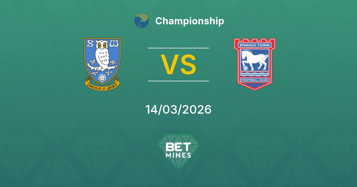 Sheffield Wednesday vs Ipswich Town Prediction: Match Preview and Analysis | Championship 14-03-2026