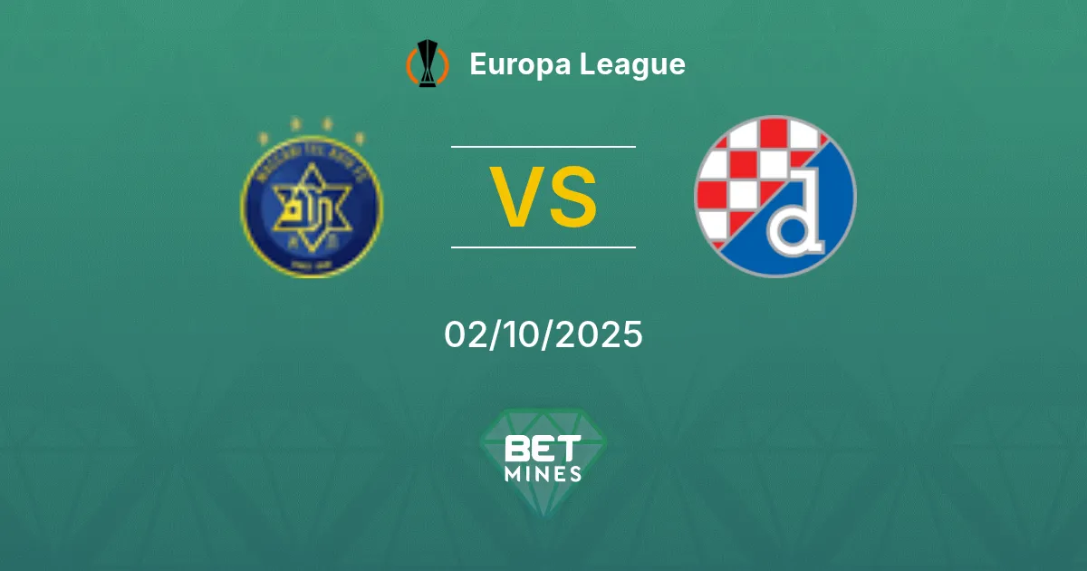 Maccabi Tel Aviv vs Dinamo Zagabria Pronostico: Anteprima e Analisi della Partita | Europa League 02-10-2025