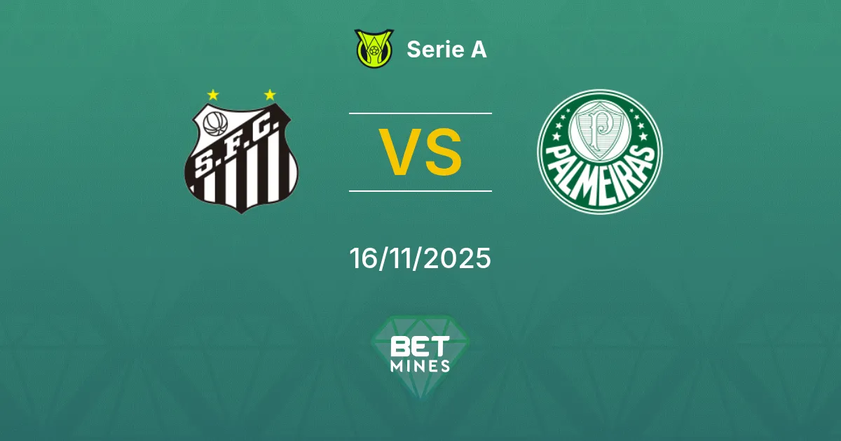 Santos vs Palmeiras Pronostico: Anteprima e Analisi del Match | Serie A 16-11-2025