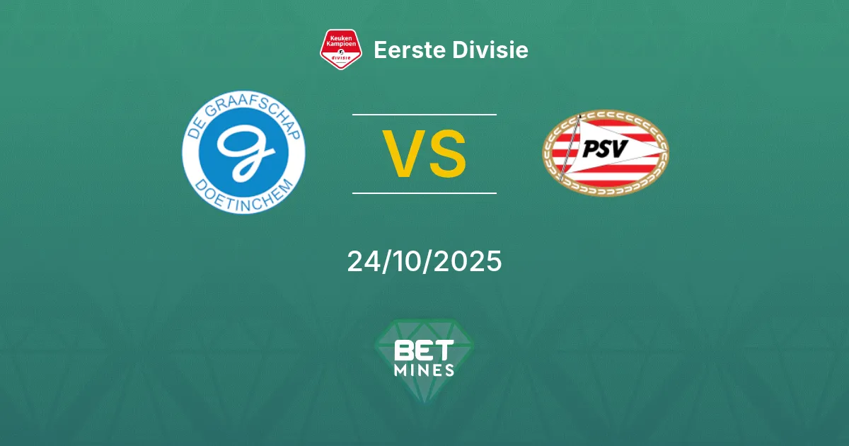 De Graafschap vs Jong PSV Pronostico: Anteprima e Analisi della Partita | Eerste Divisie 24-10-2025
