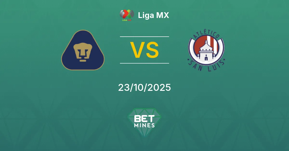 Pumas UNAM vs Atlético San Luis Pronostico: Anteprima e Analisi della Partita | Liga MX 23-10-2025