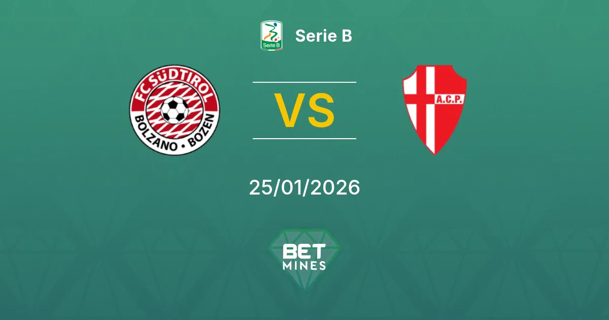 Südtirol vs Calcio Padova Prediction: Match Preview and Analysis | Serie B 25-01-2026