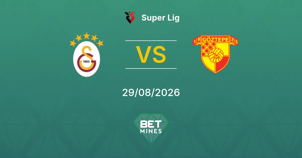 Palpite Galatasaray x Göztepe: Prévia e análise da partida | Super Lig 29-08-2026