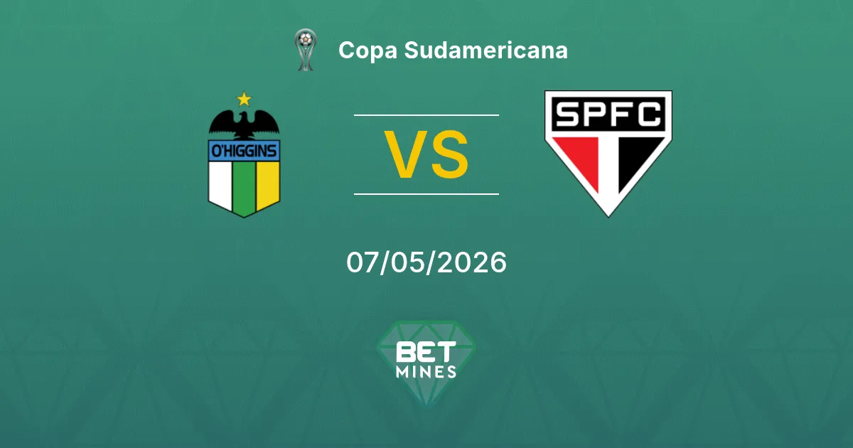 O'Higgins vs São Paulo Pronóstico: Previa y Análisis del Partido | Copa Sudamericana 07-05-2026