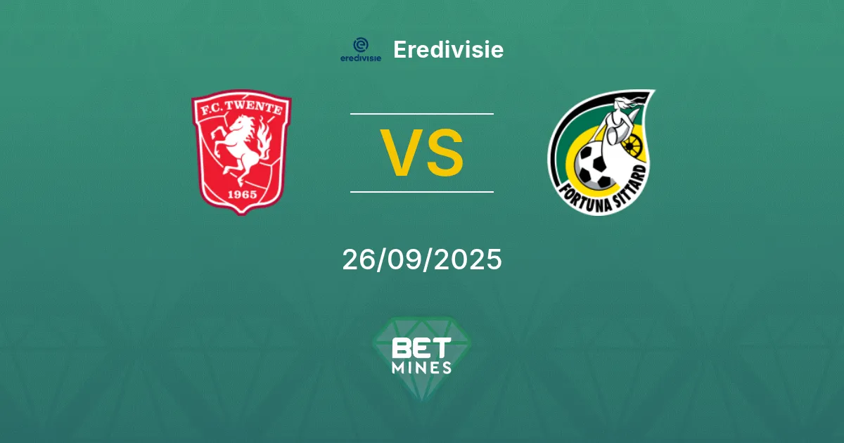 FC Twente x Fortuna Sittard Palpite: Prévia e Análise da Partida | Eredivisie 26-09-2025