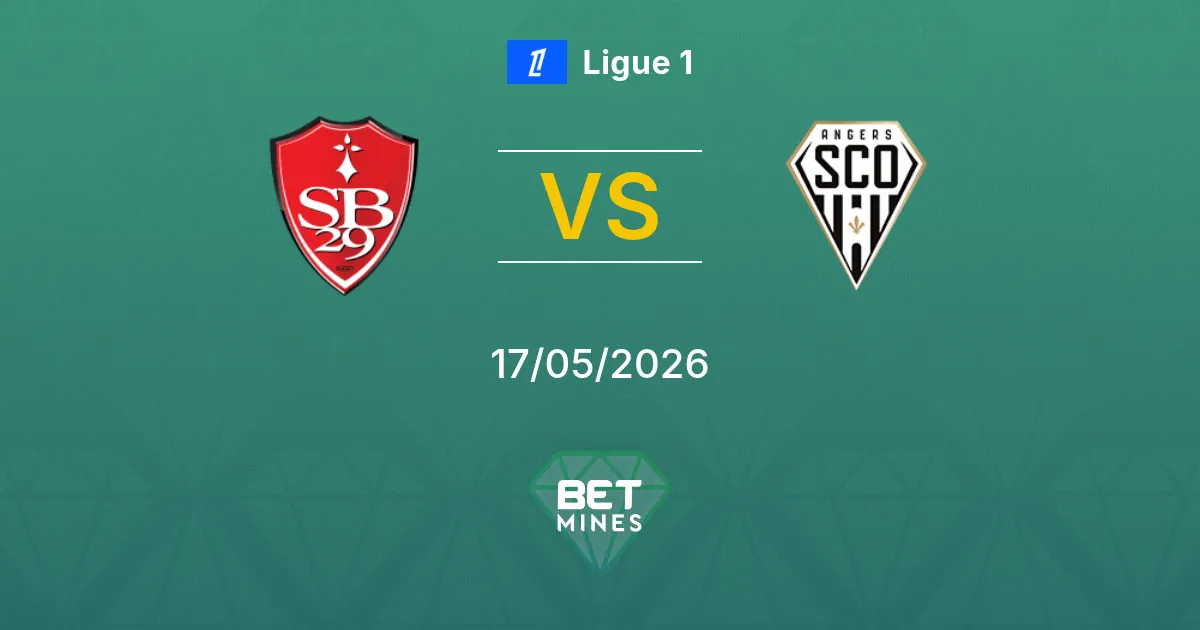 Brest x Angers SCO Palpite: Prévia e Análise da Partida | Ligue 1 17-05-2026