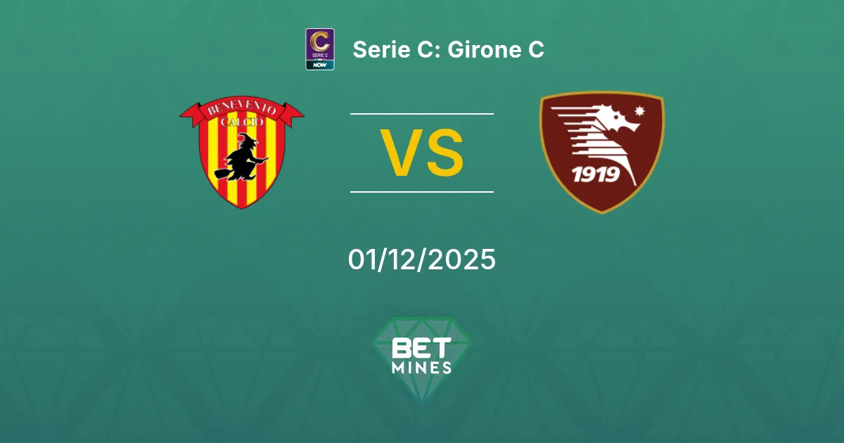 Benevento vs Salernitana Prediction: Match Preview and Analysis | Serie C: Girone C 01-12-2025