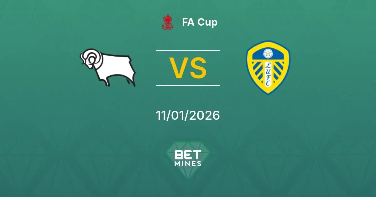 Derby County vs Leeds United Pronostico: Anteprima e Analisi della Partita | FA Cup 11-01-2026