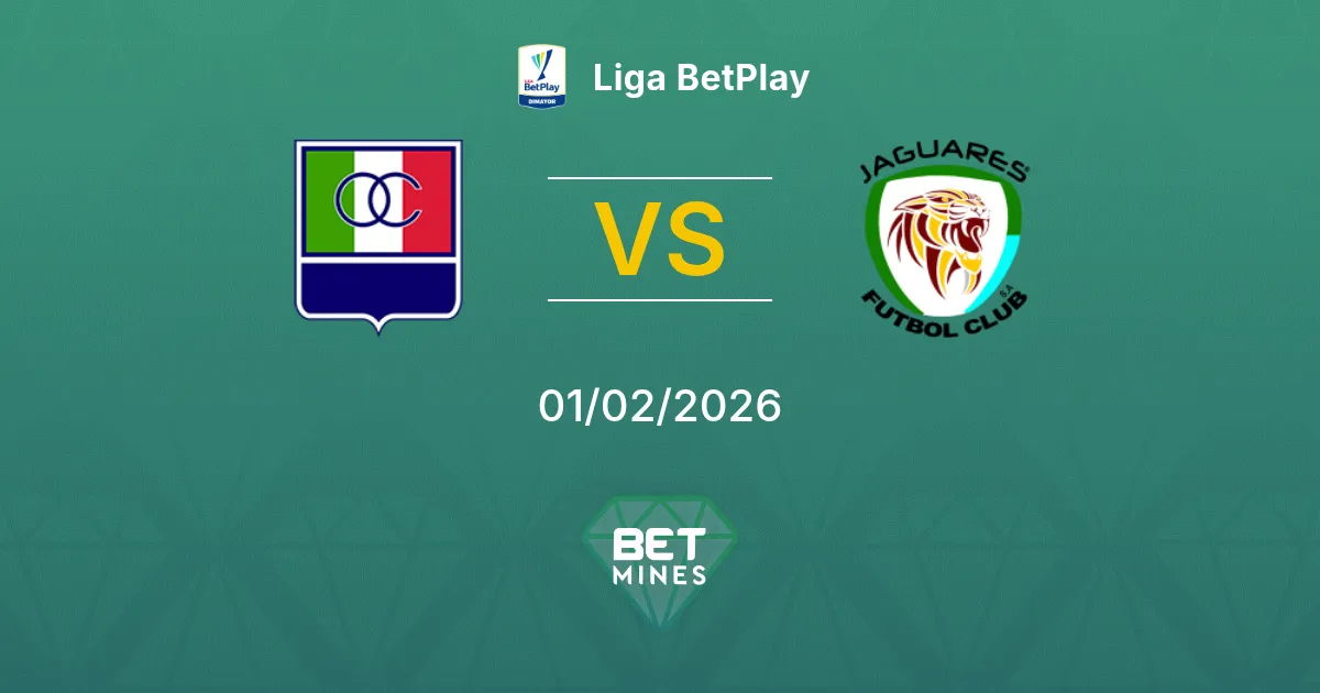 Once Caldas vs Jaguares de Córdoba Prediction: Match Preview and Analysis | Liga BetPlay 01-02-2026