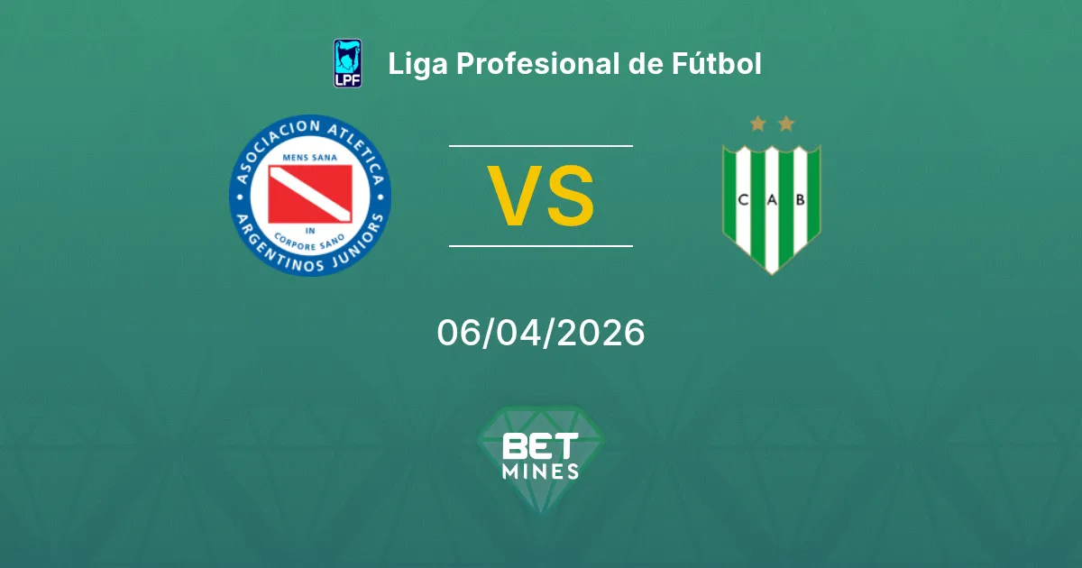 Argentinos Juniors vs Banfield Pronóstico: Previa y Análisis del Partido | Liga Profesional de Fútbol 06-04-2026