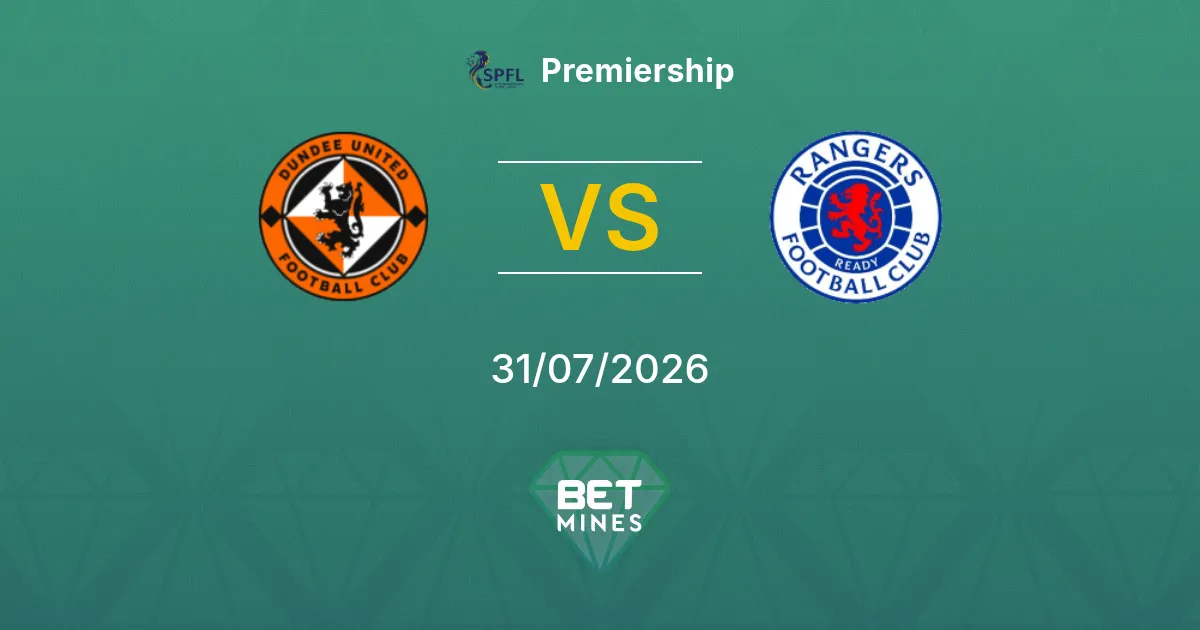 Dundee United vs Rangers Prediction: Match Preview and Analysis | Premiership 31-07-2026