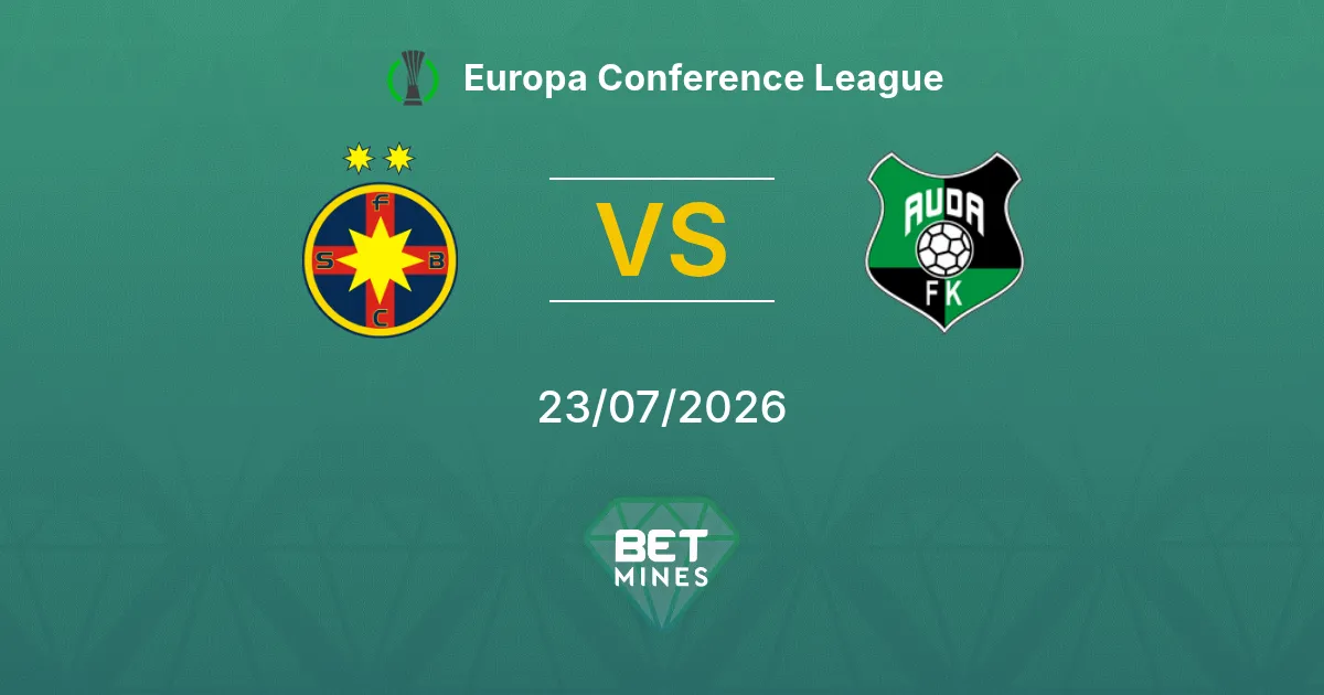 FCSB vs Auda Prediction: Match Preview and Analysis | Europa Conference League 23-07-2026