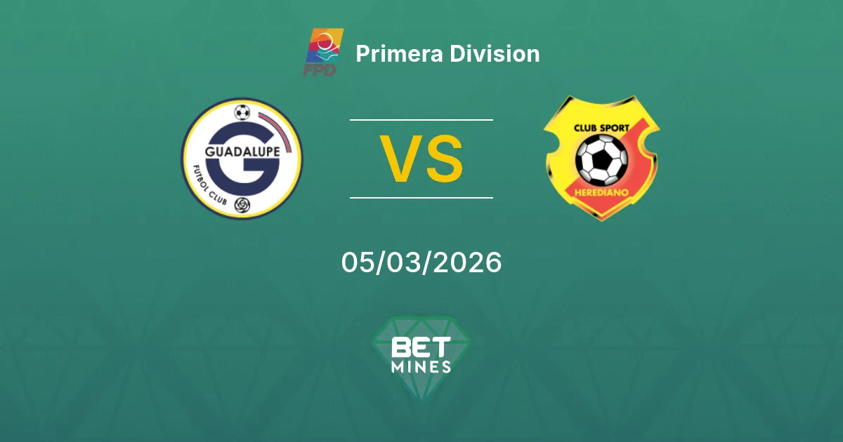 Guadalupe vs Herediano Prediction: Match Preview and Analysis | Primera Division 05-03-2026