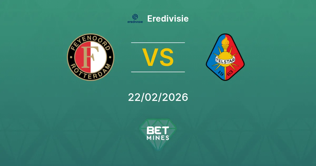 Feyenoord vs Telstar Pronostic : Aperçu et Analyse du Match | Eredivisie 22-02-2026