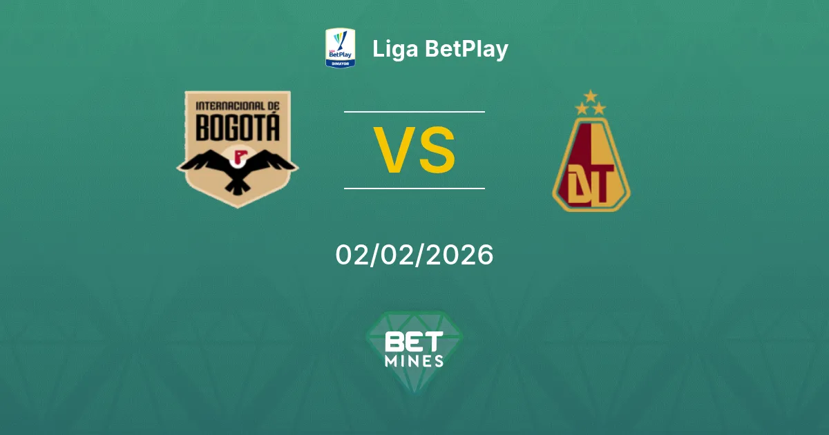 Internacional de Bogotá vs Deportes Tolima Prediction: Match Preview and Analysis | Liga BetPlay 02-02-2026