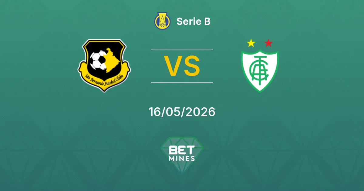São Bernardo vs América Mineiro Pronostico: Anteprima e Analisi del Match | Serie B 16-05-2026