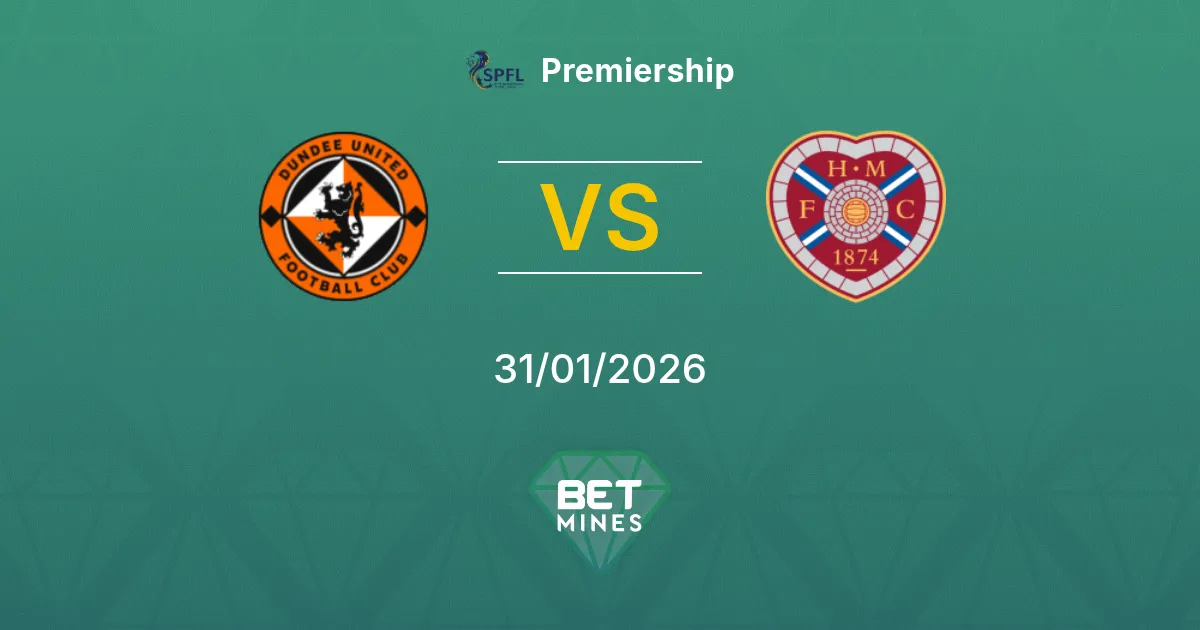Dundee United vs Hearts Prediction: Match Preview and Analysis | Premiership 31-01-2026