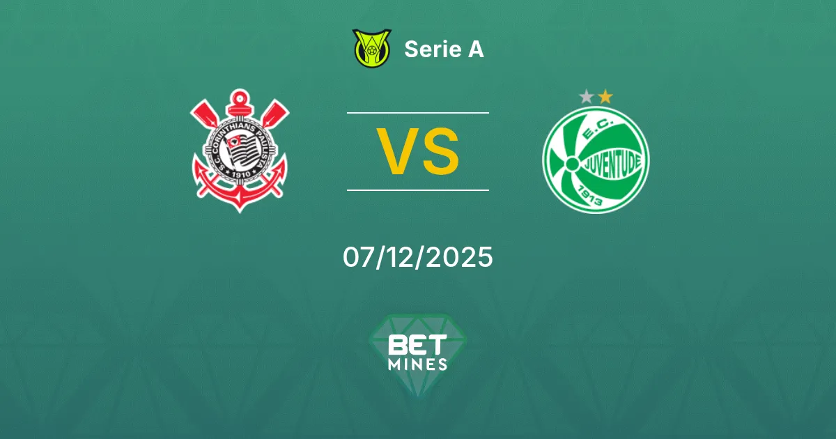 Corinthians vs Juventude Pronostico: Anteprima e Analisi della Partita | Serie A 07-12-2025