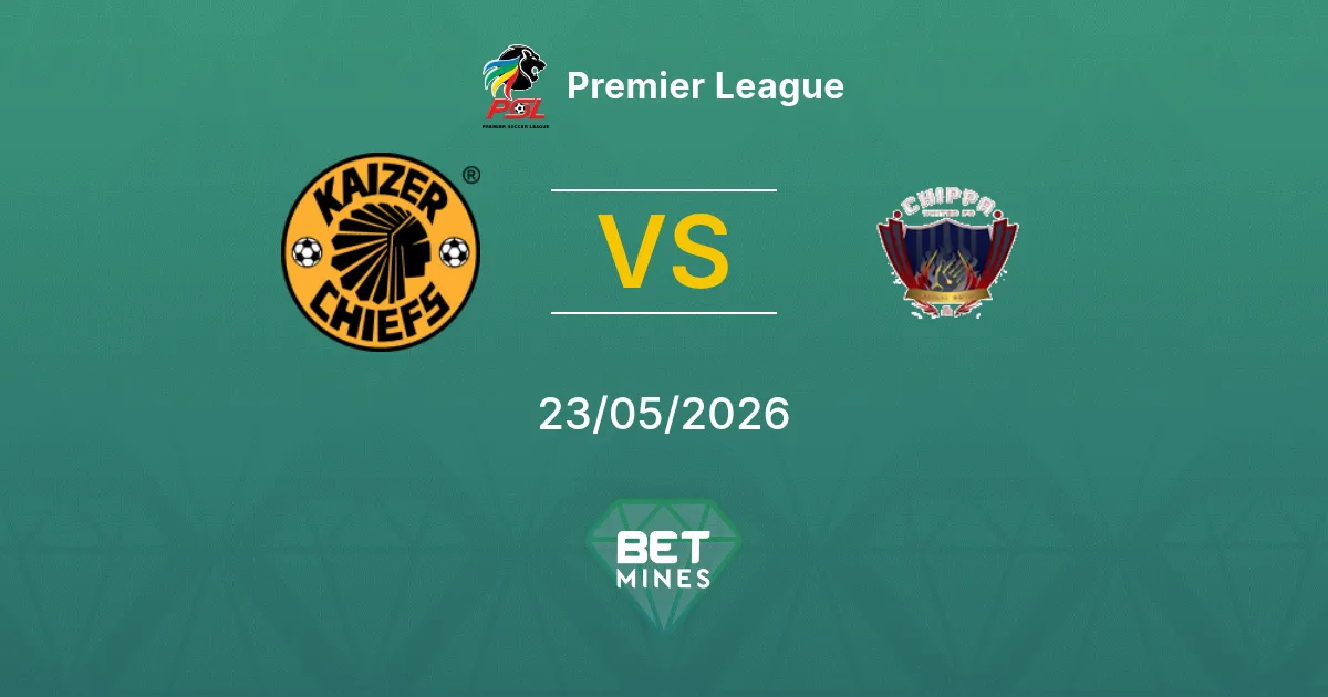 Kaizer Chiefs x Chippa United Palpite: Prévia e Análise da Partida | Premier League 23-05-2026