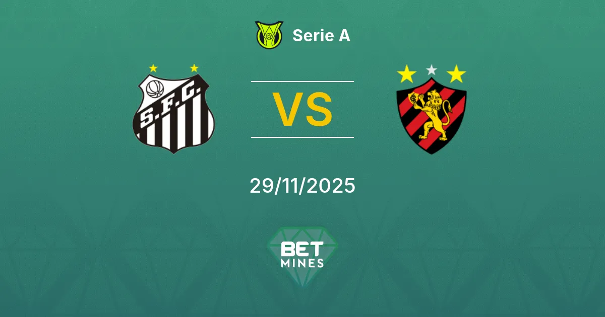 Santos vs Sport Recife Prediction: Match Preview and Analysis | Serie A 29-11-2025