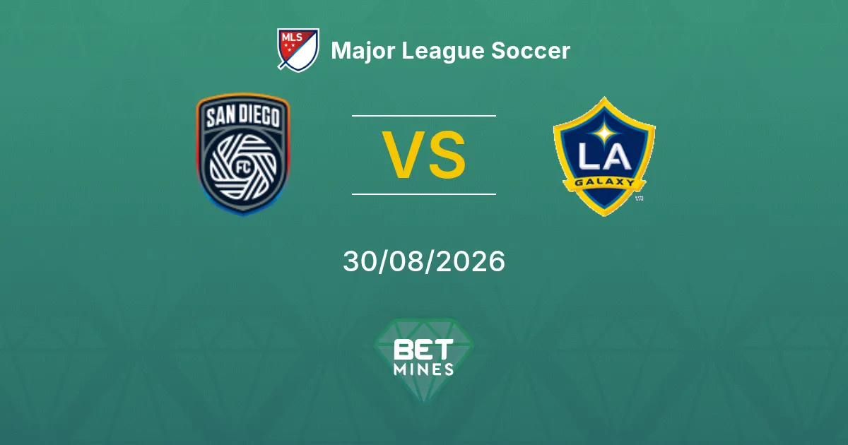 Palpite San Diego x LA Galaxy: Prévia e Análise da Partida | Major League Soccer 30-08-2026