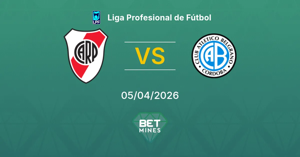 River Plate vs Belgrano Pronóstico: Previa y Análisis del Partido | Liga Profesional de Fútbol 05-04-2026