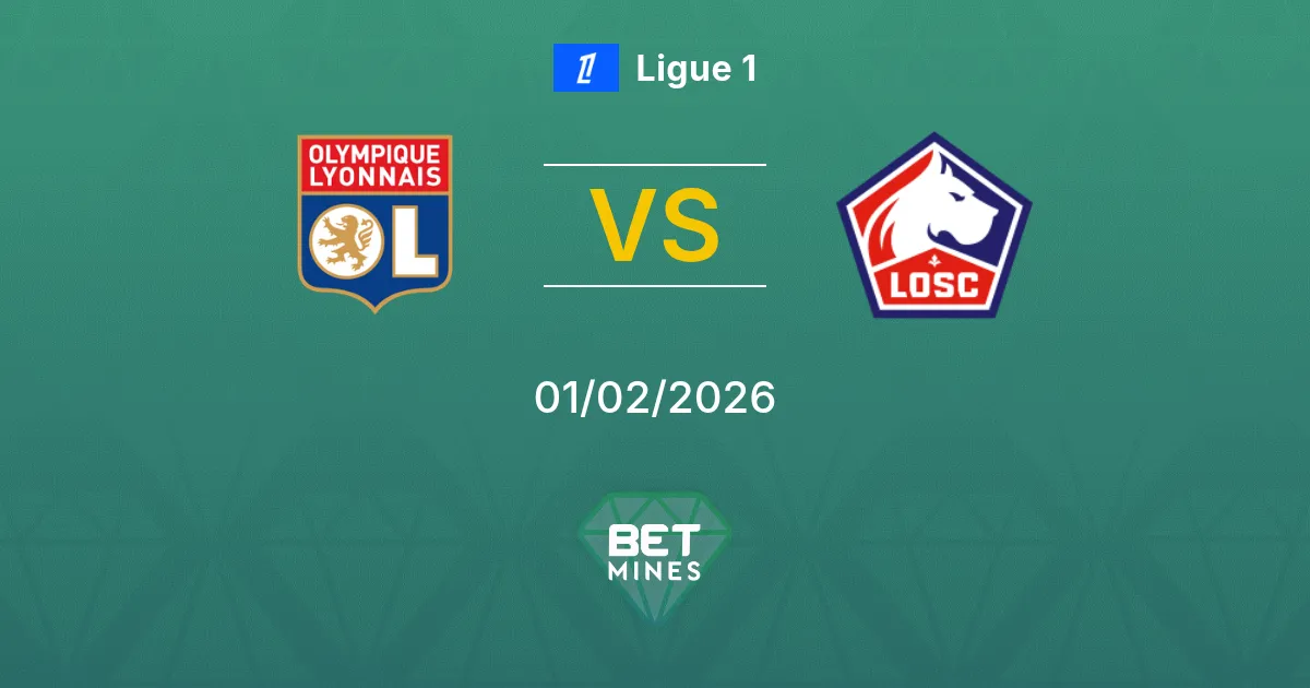 Olympique Lyonnais vs LOSC Lille Prediction: Match Preview and Analysis | Ligue 1 01-02-2026