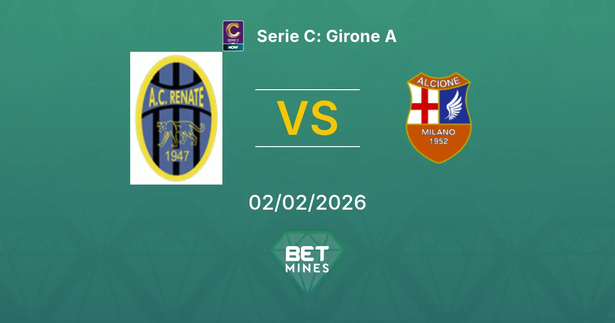 Renate vs Alcione Prediction: Match Preview and Analysis | Serie C: Girone A 02-02-2026