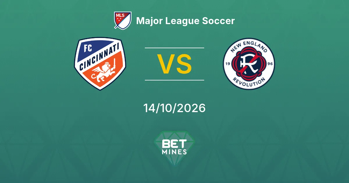 Cincinnati vs New England Prediction: Match Preview and Analysis | Major League Soccer 14-10-2026