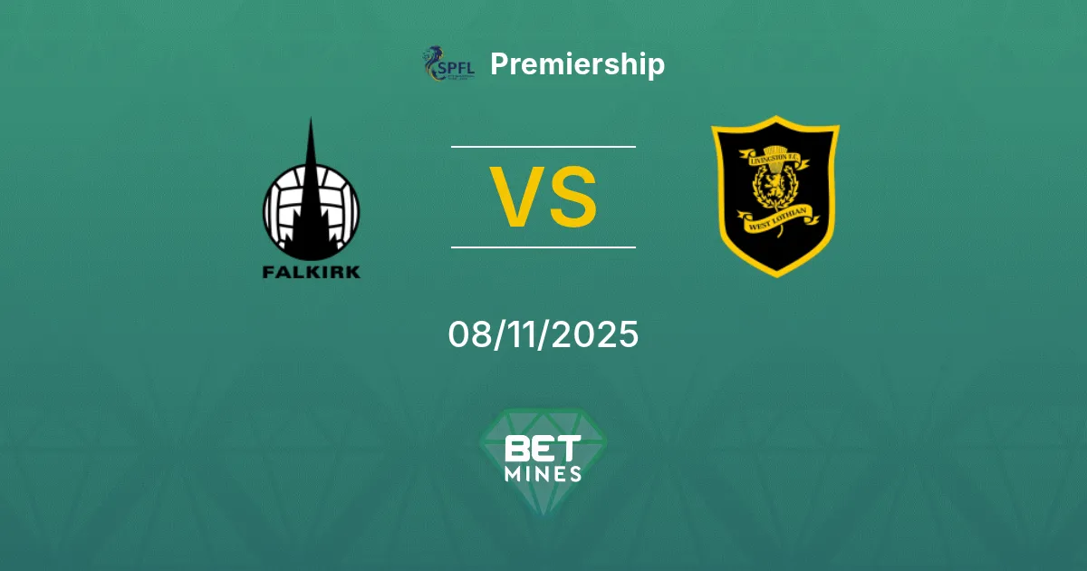 Falkirk vs Livingston Prediction: Match Preview and Analysis | Premiership 08-11-2025