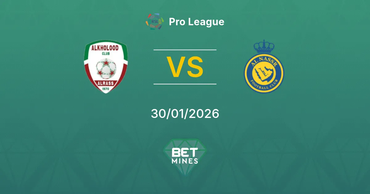 Al Kholood vs Al Nassr Prediction: Match Preview and Analysis | Pro League 30-01-2026