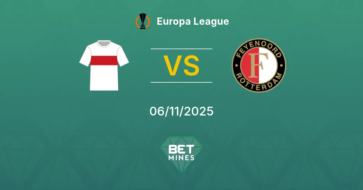 VfB Stuttgart vs Feyenoord Prediction: Match Preview and Analysis | Europa League 06-11-2025