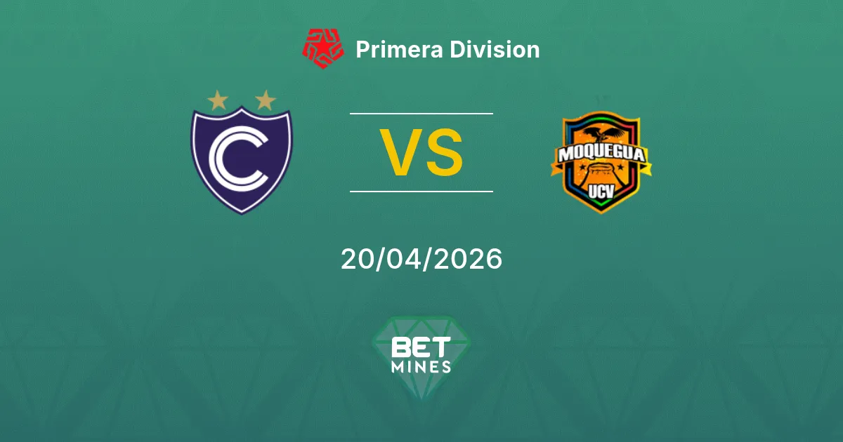 Cienciano vs UCV Moquegua Pronostico: Anteprima e Analisi della Partita | Primera Division 20-04-2026