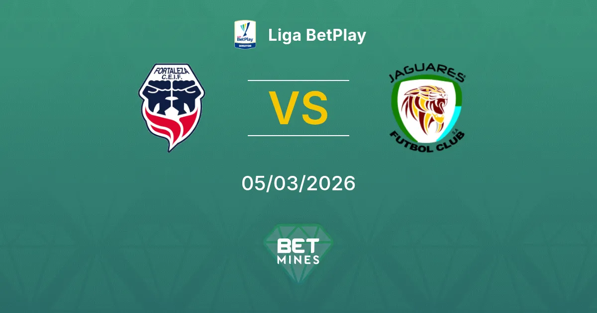Fortaleza CEIF vs Jaguares de Córdoba Prediction: Match Preview and Analysis | Liga BetPlay 05-03-2026