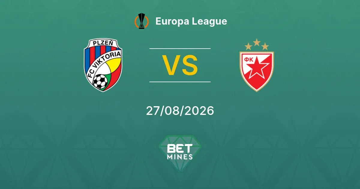 Pronóstico Viktoria Plzeň vs Estrella Roja: Previa y Análisis del Partido | Europa League 27-08-2026