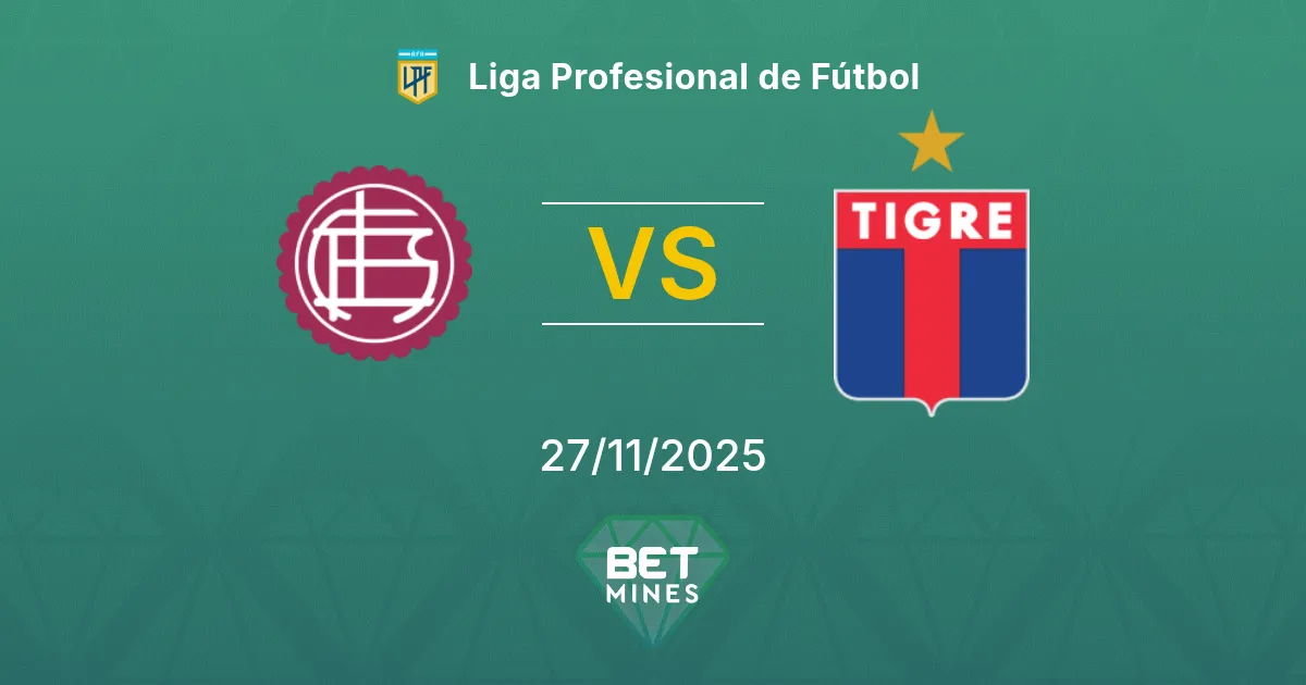 Lanús vs Tigre Prediction: Match Preview and Analysis | Liga Profesional de Fútbol 27-11-2025