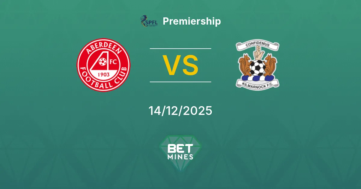 Aberdeen vs Kilmarnock Pronostico: Anteprima e Analisi della Partita | Premiership 14-12-2025