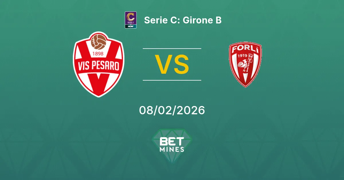 Vis Pesaro vs Forlì Prediction: Match Preview and Analysis | Serie C: Girone B 08-02-2026