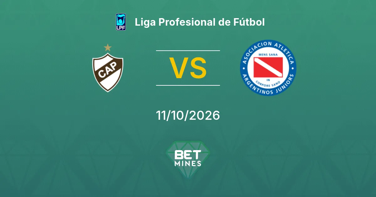Platense vs Argentinos Juniors Prediction: Match Preview and Analysis | Liga Profesional de Fútbol 11-10-2026